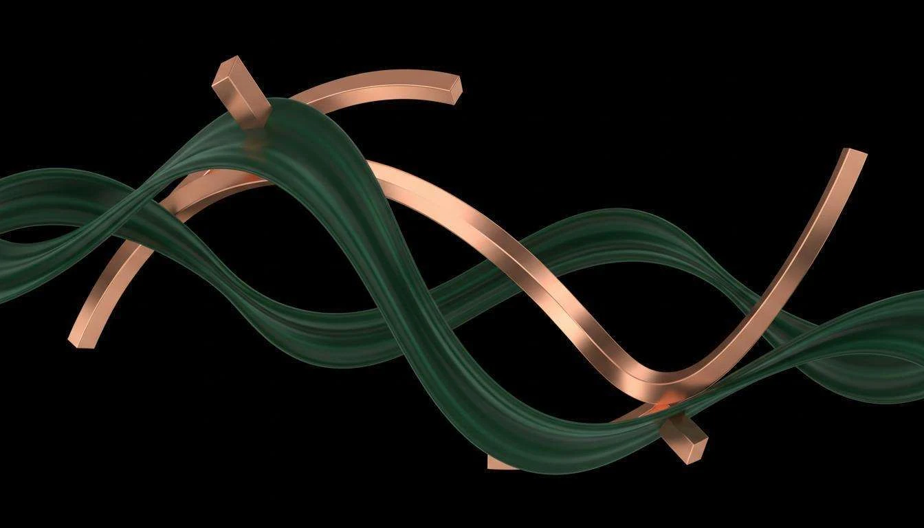 Abstract art representing financial domination lifestyle dynamics