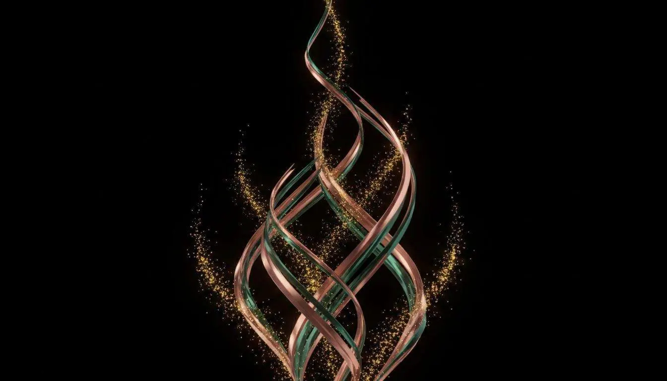 Abstract art representing tribute and offering